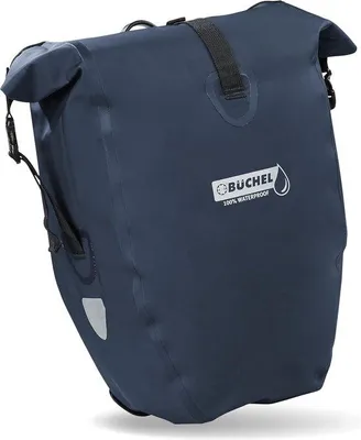 Produktbild von Famanu Fahrradtasche wasserdicht - Schwarz
