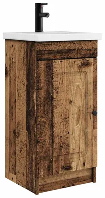 Obrázok produktu pre vidaXL Kúpeľňová skrinka s umývadlom z recyklovaného dreva 42 x 40 x 84,5 cm