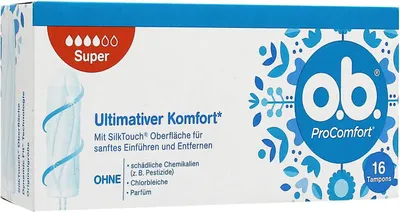 Obrázek produktu pro o.b. ProComfort Super tampony 16 ks