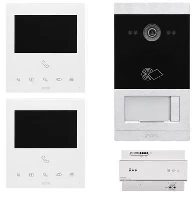 Immagine prodotto di Kit Videocitofonico Bifamiliare AVE KV01-2PIT5BAP