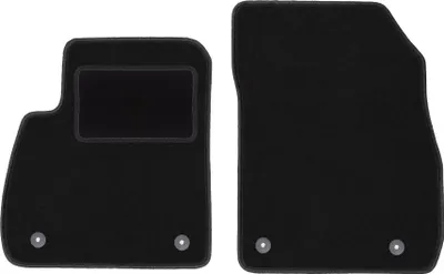 Immagine prodotto di Wielganizator tappetini auto velours anteriori adatto per Opel Zafira C (2012-2019, 7 persone) neri, set 2 pz, con fissaggi
