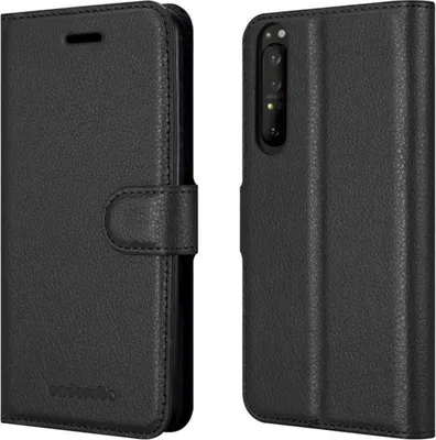 Image de Cadorabo Housse pour Sony Xperia 1 II Housse de protection en noir Etui pour téléphone portable Case Cover Fermeture magnétique