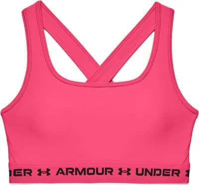 Produktbild von Under Armour Crossback Mid Bra Women pink 1361034-653 - M