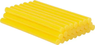 Produktbild von Stift Strend Pro GS-202D, 100x11 mm, gelb, Packung 24 Stk., Schmelz-, Klebestift, Nachfüllung für Schmelzkleberpistole