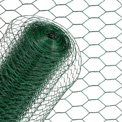 Volierendraht Grün Beschichtet - Stabiler Maschendraht Für Tiere & Garten