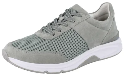 Produktbild von GABOR Rollingsoft Damen Sneaker grün Mesh Dreamvelour - Größe: UK 7