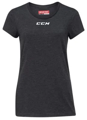 Produktbild von CCM Kurzarm-T-Shirt für Damen, Farbe: Schwarz, Größe: S