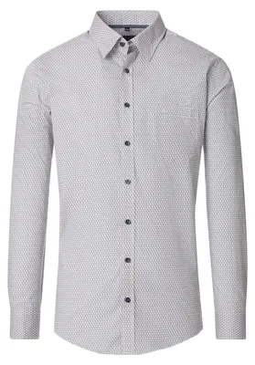 Produktbild von CASAMODA Herren Freizeithemd Langarm Kent Casual Blau gemustert S
