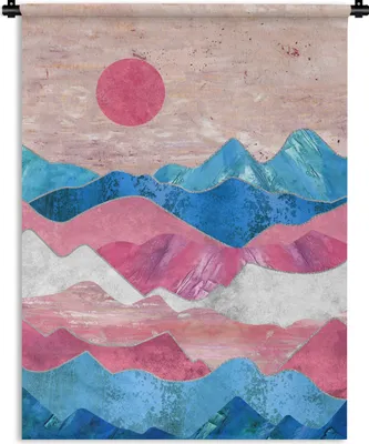 Produktbild von MuchoWow® Wandteppich Wandbehang Stolz - Transgender - Marmor 90x120 cm Tapisserie Dekoration Wandtuch - Wanddeko