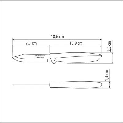 Immagine prodotto di Plenus coltello per sbucciare frutta/verdura 7,5 cm verde