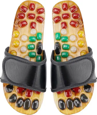 Obrázok produktu pre Masážne papuče veľkosť 39-40, akupunktúra nôh relax topánky, pre mužov