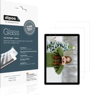 Image de 2x Protection ecrán pour Alldocube iPlay 70 SE Verre souple Film Protecteur 9H dipos