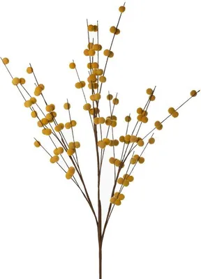 Zdjęcie produktu dla Flore 695 dł. 89 cm Z ozdobami 40 cm Żółty