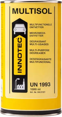 Immagine prodotto di INNOTEC Multisol 1 L barattolo – Sgrassatore e detergente multifunzionale premium – scioglie adesivi, sigillanti, catrame, grasso e olio – ideale per automobili e officine