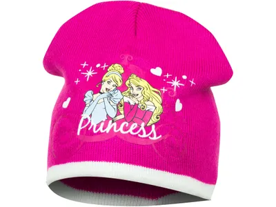 Zdjęcie produktu dla Cyklamenowa czapka Princess dla dziewcząt - 52