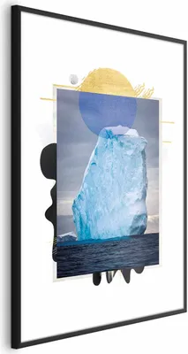 Produktbild von Posterpapier Poster - Iceberg 60x90 cm Landschaften c-C-0213-ao-a