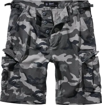 Image de Brandit BDU Ripstop Shorts grey camo, XL