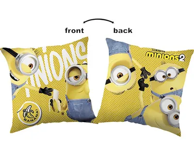 Produktbild von Minions Kissen Kuschelkissen Dekokissen 40 x 40 cm