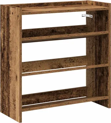 Produktbild von Schuhregal Altholz-Optik 60x25x62 cm Holzwerkstoff