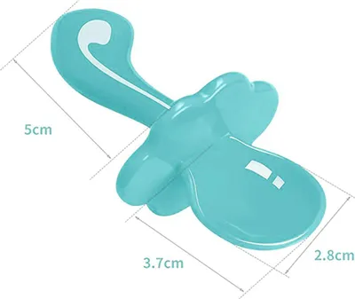 Produktbild von Baby-Löffel-Gabel-Set, leicht zu greifendes Besteck, selbstfütterndes Trainingslöffel und Gabel