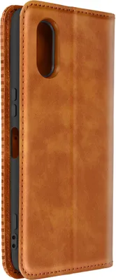 Zdjęcie produktu dla Etui Avizar typu portfel z funkcją podstawki i magnetycznym zamknięciem, przeznaczone do telefonu Sony Xperia 5 V, kolor brązowy