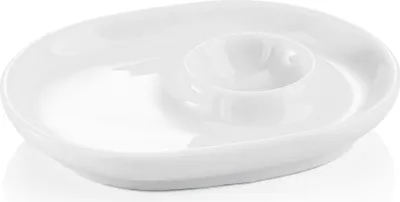 Produktbild von Eierbecher, Porzellan, oval, 13,5x10,0 cm, Ablagefläche