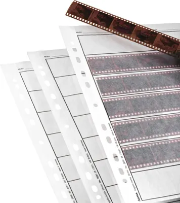 Obrázek produktu pro Hama Negative Sleeves, 24 x 36 mm, Glassine matt, 7 listy, 24 x 36 mm, 25 listy, 260 mm, 310 mm, 348 mm