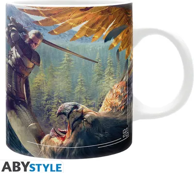 Produktbild von THE WITCHER - Tasse - 320 ml - Geralt and the Griffon - subli