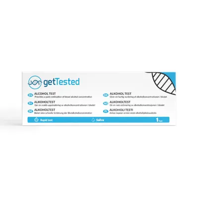 Immagine prodotto di Test rapido dell'alcol – Test della saliva con risultato in 3-5 minuti.