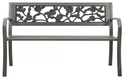 Obrázok produktu pre vidaXL Záhradná lavička 125 cm Steel Grey