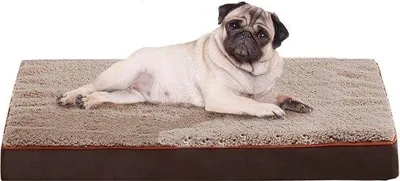 Produktbild von Luxus-Hundebett aus weichem Kunststoff