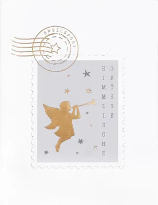 Produktbild von Räder Briefmarkenkarte Himmlische Grüße