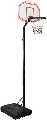 Produktbild von Basketballständer höhenverstellbar 282-352 cm, mobiler Basketballkorb für Outdoor & Indoor, wetterfester Standfuß mit Rollen