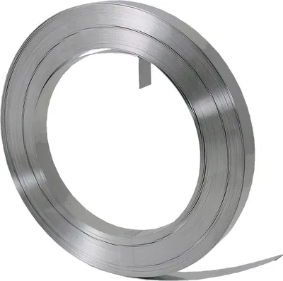 Produktbild von Stahlband V2A 19 x 0,7 mm (19 mm br. 3/4"), 19 mm x 1 m, Meterware