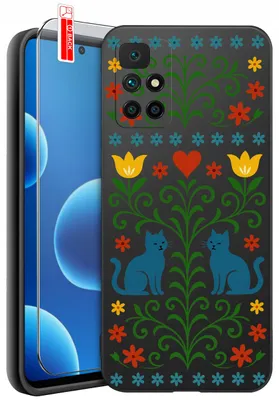 Obrázek produktu pro Pouzdra pro Xiaomi Redmi 10 – vzory | Silikonové matné pouzdro + sklo 9H