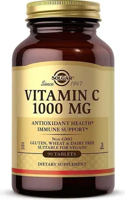 Produktbild von Vitamin C 1000 mg 90 Tabletten Solgar