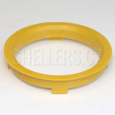 Obrázek produktu pro Vymezovací středící kroužek kol 67,1 / 58,1 (CD671581), plast, žlutá, přesah kužele 3mm