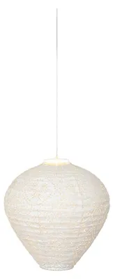 Produktbild von LED-Solarlaterne - 30 x 28 cm - Weiß - Kunststoff