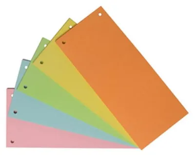 Immagine prodotto di Divisori in cartone colorati Hamelin 1/3 A4 100 pezzi