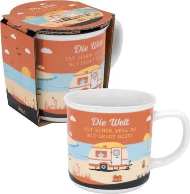 Produktbild von Tasse Motiv Fernweh Meer, in Geschenkbox