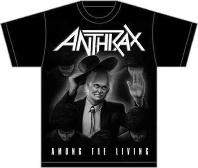 Produktbild von Anthrax unter den lebenden Herren schwarz T-Shirt: klein