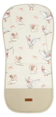 Productafbeelding van Goose & Mouse: Omkeerbare kinderwagenzitverkleiner van musselin en katoen