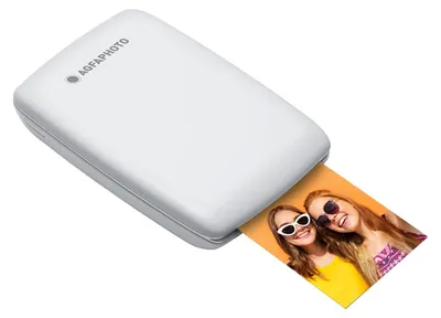 Obrázek produktu pro AgfaPhoto Realipix Mini P. 2, ZINK (bez inkoustu), 2" x 3" (5x7.6 cm), Bluetooth, Bílá