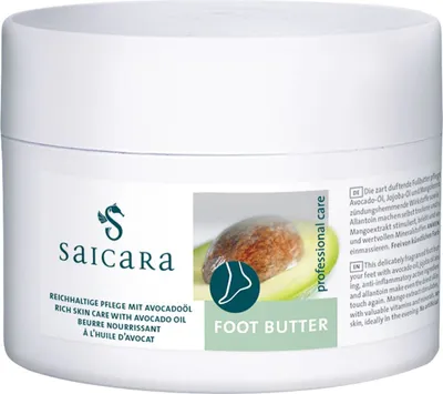 Produktbild von Saicara Foot Butter - Reichhaltige Pflege mit Avocadoöl - 150ml