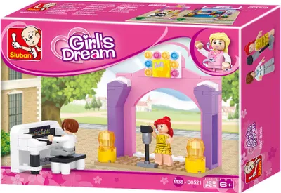 Image de Sluban Girls Dream Scène de musique 109 pièces M38-B0521