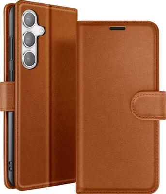 Immagine prodotto di Zanaé, custodia portafoglio Galaxy S24 Plus con patta magnetica, marrone