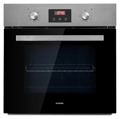 Image de Klarstein Kalahari Four électrique encastrable 65L - grill / chaleur tournante / de voûte & sole - 2300W - classe A - inox - noir