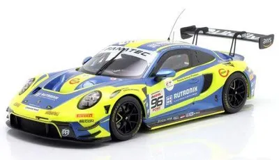Produktbild von IXO 1:18 Porsche 911 (992) GT3 R #96 9th 24h Spa 2024 Rutronik Racing Julien And