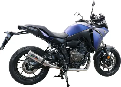Produktbild von GPR m3 komplette Auspuffanlage aus Edelstahl mit Katalysator für Yamaha Tracer 7