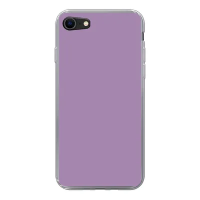 Produktbild von MuchoWow® Handyhülle Schutzhülle Hülle für iPhone 8 Innenbereich - Violett - Farben - Farbe - Einfarbig Silikon Softcase Handy Hülle - Schutzhaube
